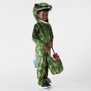 Potter Barn Kids Light-Up T-Rex Dinosaur Halloween Costume - Perfect Condition